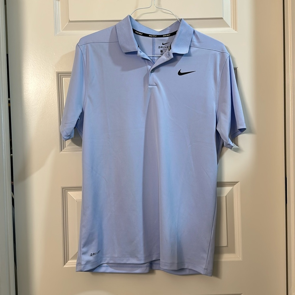 Men’s Nike Light Blue Golf Polo - Medium